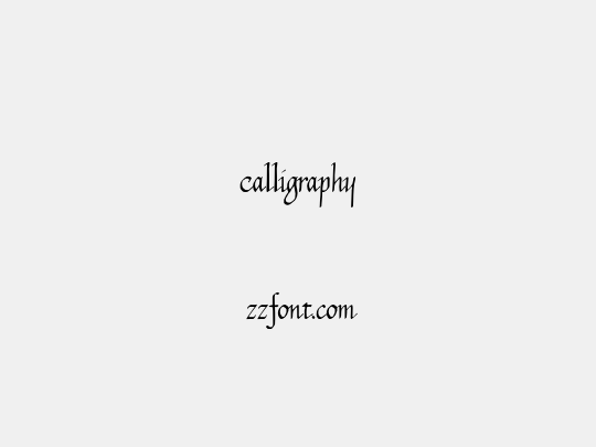 Calligraphy