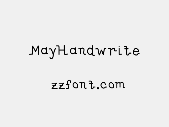 MayHandwrite