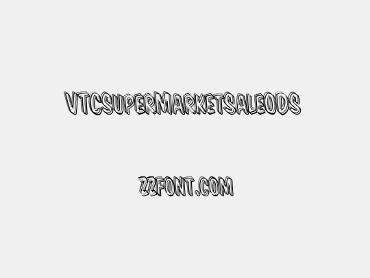 VTCSuperMarketSaleODS