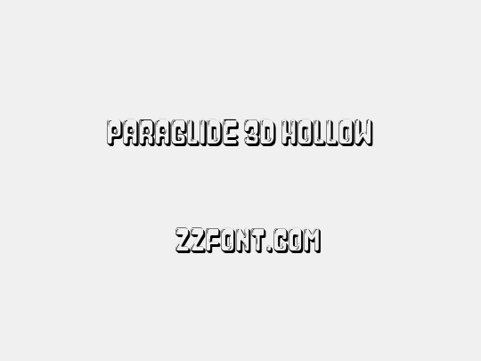 Paraglide 3D Hollow