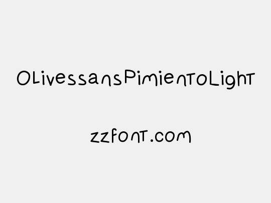 OlivessansPimientoLight