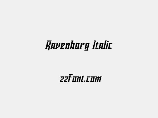 Ravenborg Italic