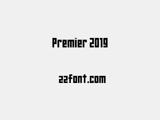 Premier 2019