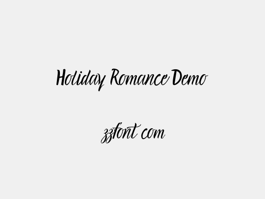 Holiday Romance Demo
