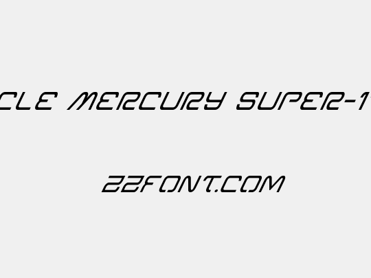 Miracle Mercury Super-Italic