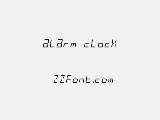 alarm clock
