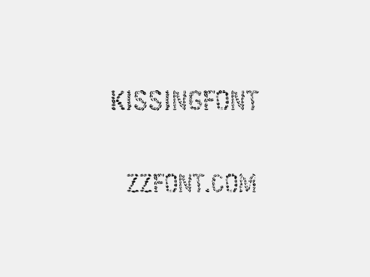 Kissingfont