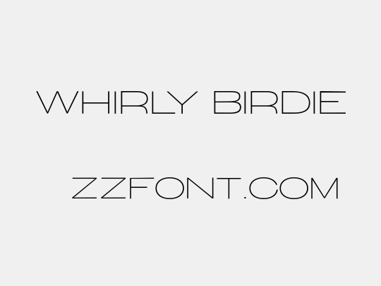 Whirly Birdie