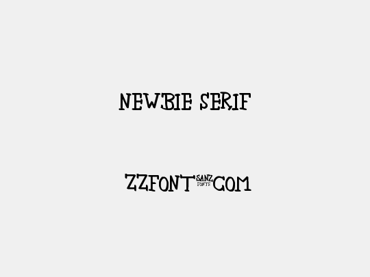 newbie serif