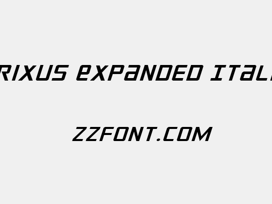 Crixus Expanded Italic
