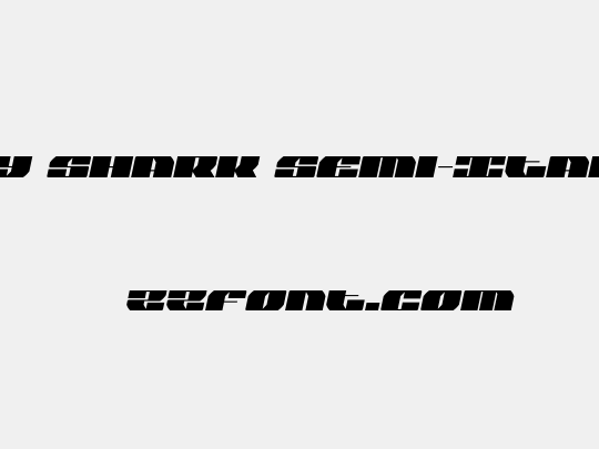 Joy Shark Semi-Italic