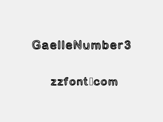 GaelleNumber3