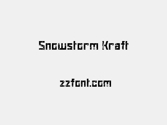 Snowstorm Kraft