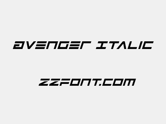 Avenger Italic