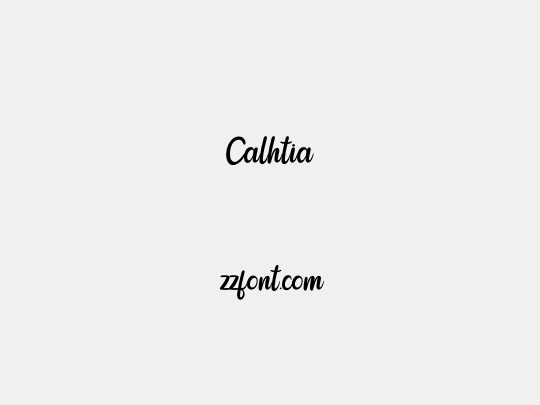 Calhtia
