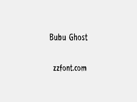 Bubu Ghost
