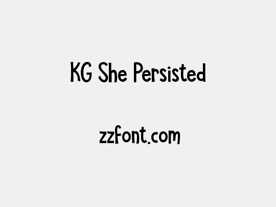 KG She Persisted