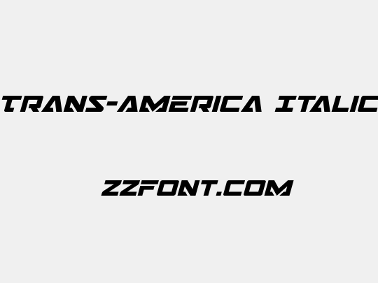 Trans-America Italic