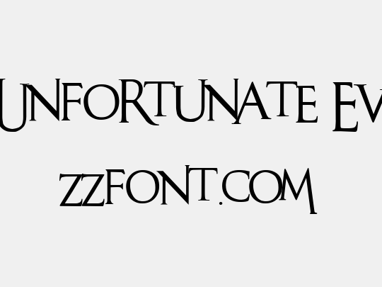 An Unfortunate Event