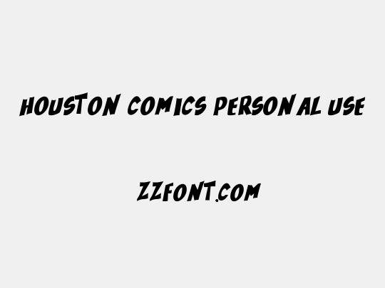 Houston Comics Personal Use