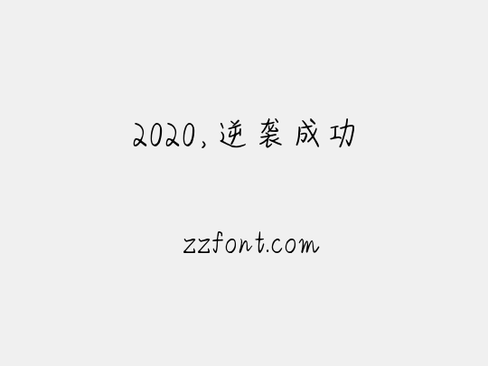 2020，逆袭成功