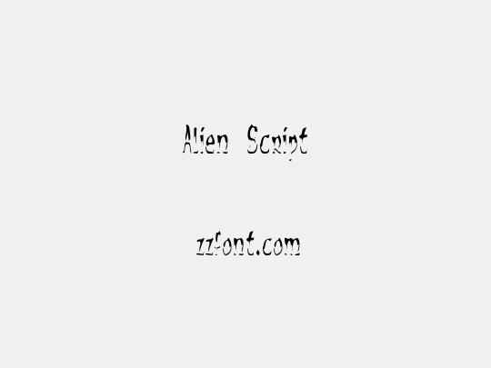 Alien Script
