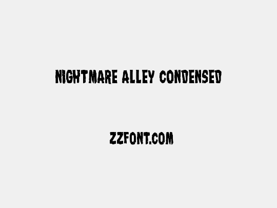 Nightmare Alley Condensed