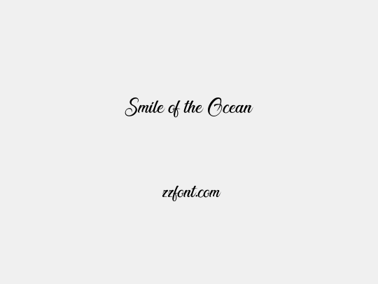 Smile of the Ocean