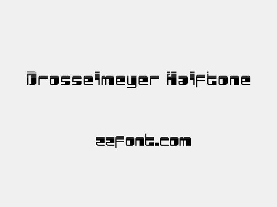 Drosselmeyer Halftone