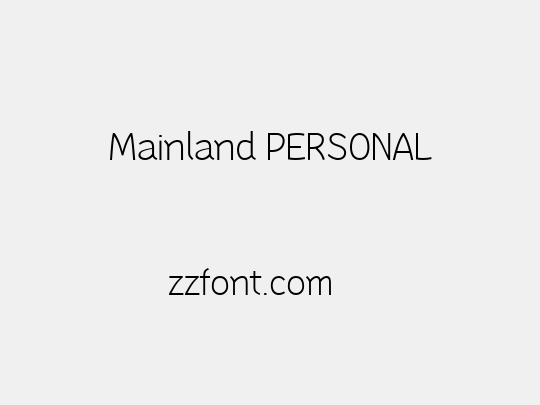Mainland PERSONAL
