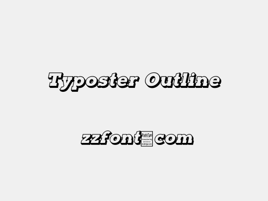 Typoster Outline