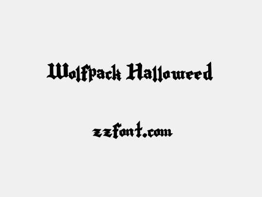 Wolfpack Halloweed
