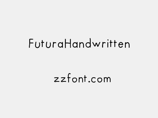 FuturaHandwritten