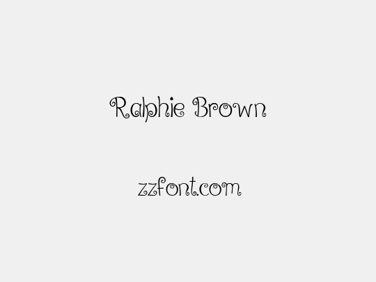 Ralphie Brown