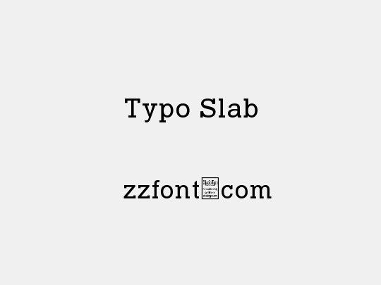 Typo Slab
