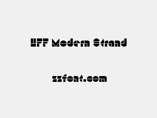 HFF Modern Strand