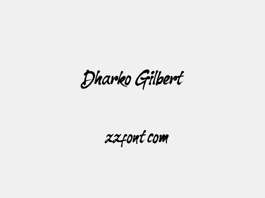 Dharko Gilbert