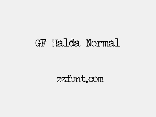 GF Halda Normal