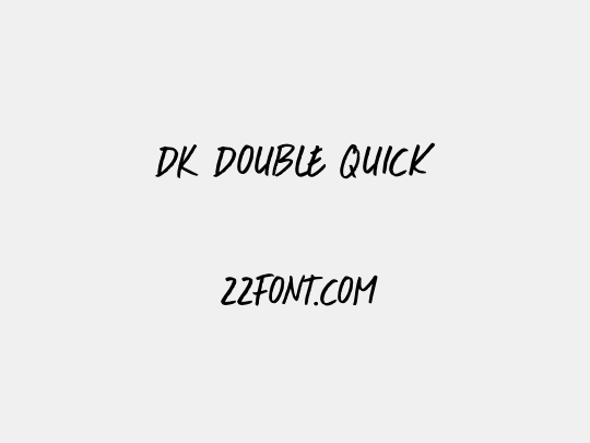 DK Double Quick