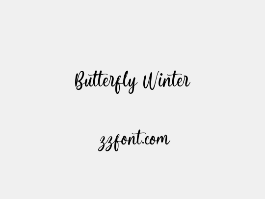 Butterfly Winter