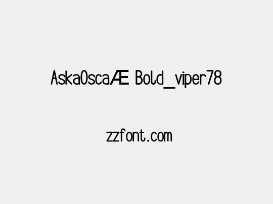 AskaOscaÆ Bold_viper78