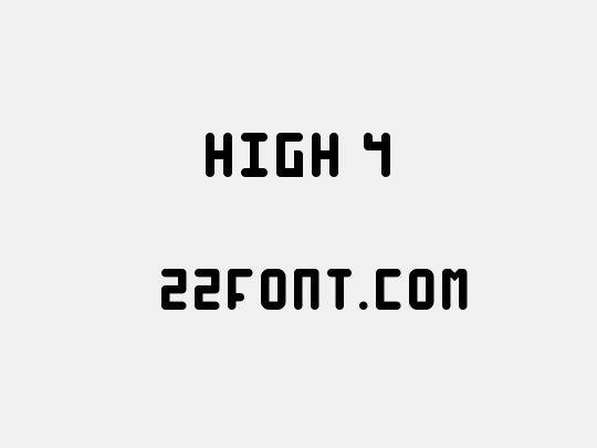 High 4