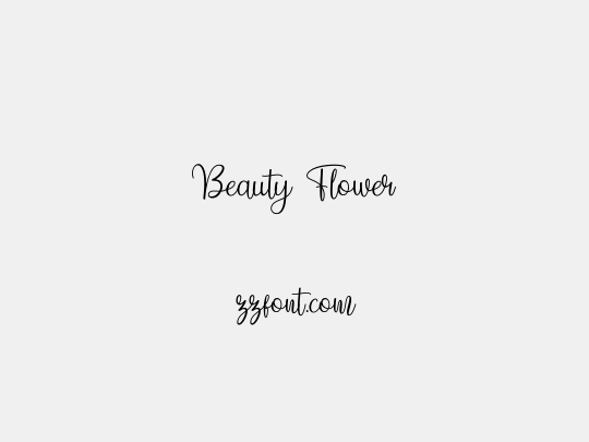 Beauty Flower