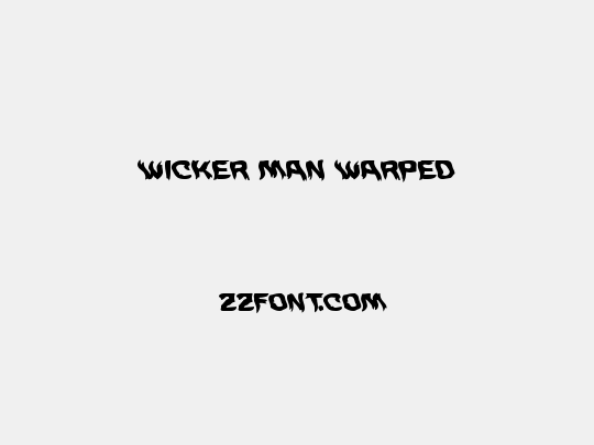 Wicker Man Warped