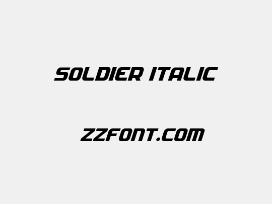 Soldier Italic