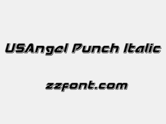 USAngel Punch Italic