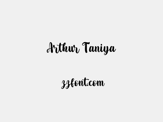 Arthur Taniya