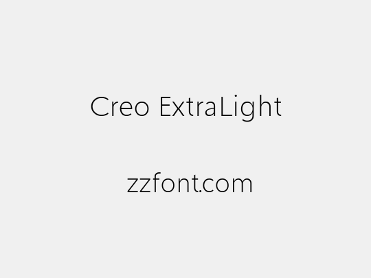 Creo ExtraLight