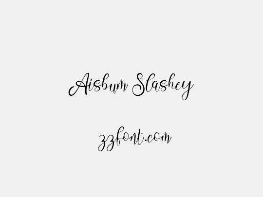 Aisbum Slashey