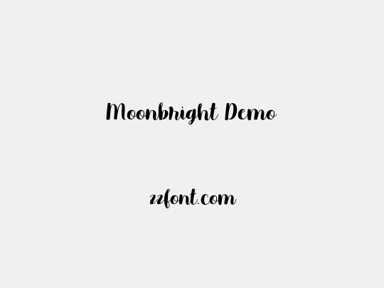 Moonbright Demo